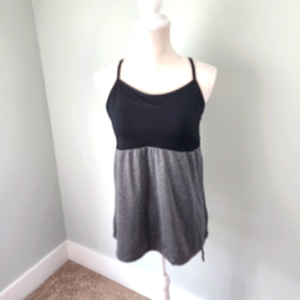 CHAMPION C9 ACTIVE ATHLETIC TANK TOP BUILT IN BRA DRAWSTRING WAIST SIZE LARGE